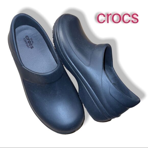 Crocs
Women's Neria Pro2 Slip Resistant Clog sz 6 black Dual Comfort - Picture 1 of 6